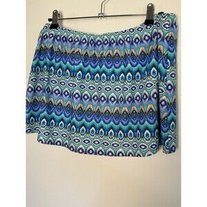 Costa Sol Swim Skirt Sz 1X New Blue- See My Other Listings For Matching Tankini